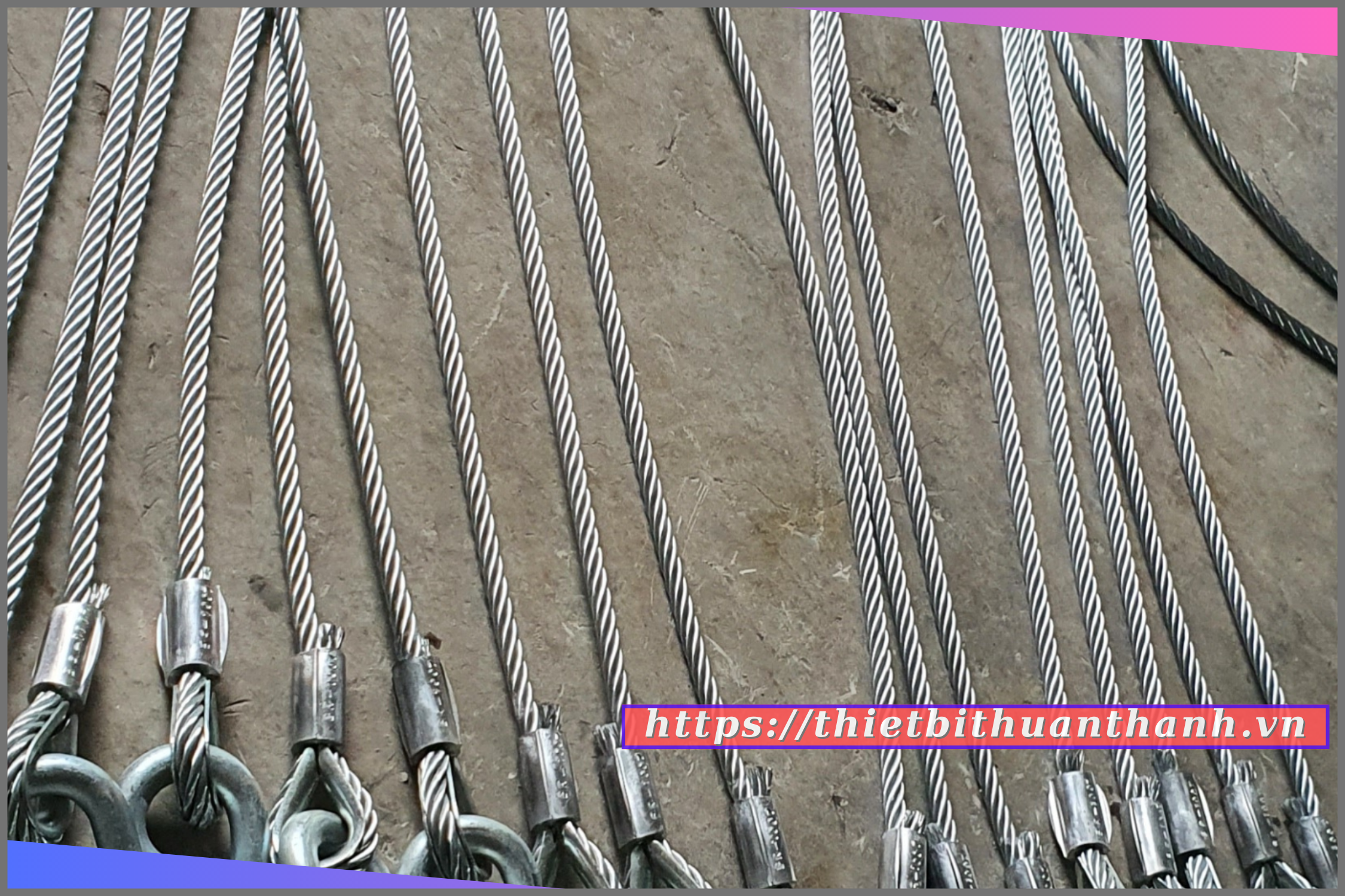 SLING CÁP THÉP CẨU HÀNG